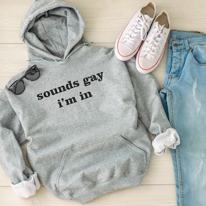 Sudadera Orgullo "Suena Gay, Me Gusta" (Unisex, Tallas S-XL, Mezcla de Algodón Suave) imagen 1
