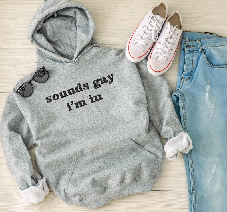 Sudadera Orgullo "Suena Gay, Me Gusta" (Unisex, Tallas S-XL, Mezcla de Algodón Suave) imagen 1