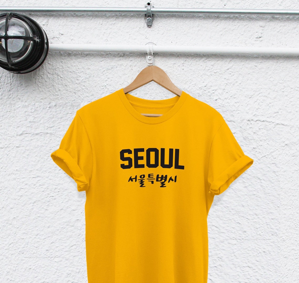 Seoul shirt kpop korean gift korean shirt Seoul South Korea Etsy