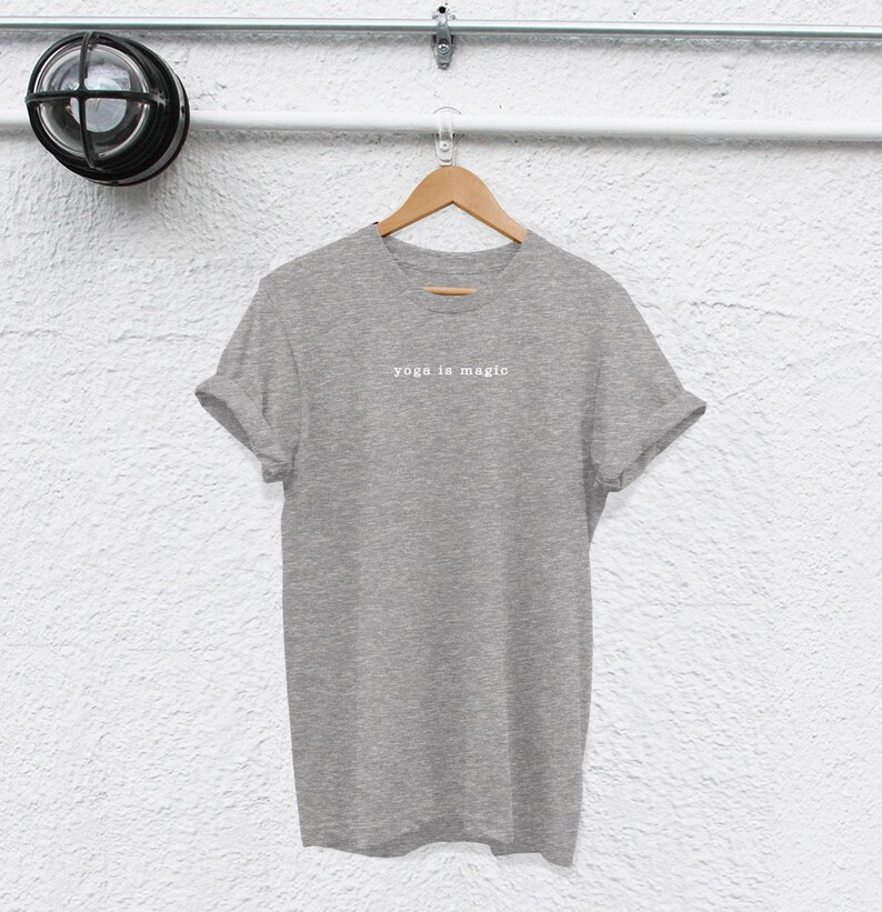Yoga Is Magic T-Shirt: Soft Ringspun Cotton, Unisex Fit image 4