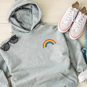 Pride Hoodie: Regenbogen LGBT Sweatshirt (Unisex Größen)