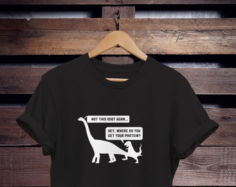 Vegan shirt  vegan tshirt vegan gift friends not food  shirt vegan clothing Vegan T Shirt diplodocus vegan gift Vegetarian Tee herbivore