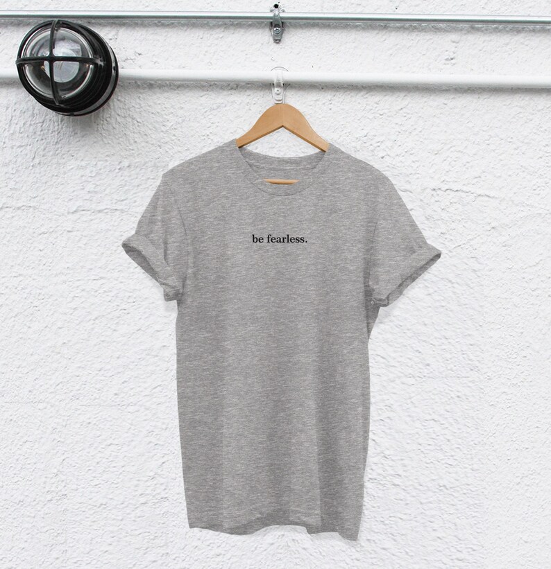 Feminist T-Shirt: Be Fearless, Girl Power - Unisex Cotton Tee image 3