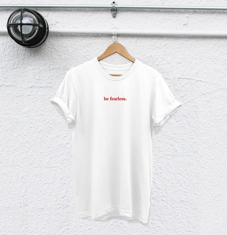 Feminist T-Shirt: Be Fearless, Girl Power - Unisex Cotton Tee image 5
