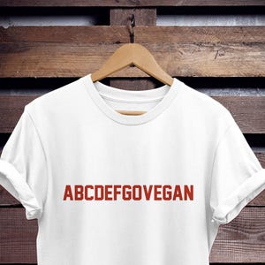 Vegan T-Shirt: Soft Ringspun Cotton, Unisex Fit image 1
