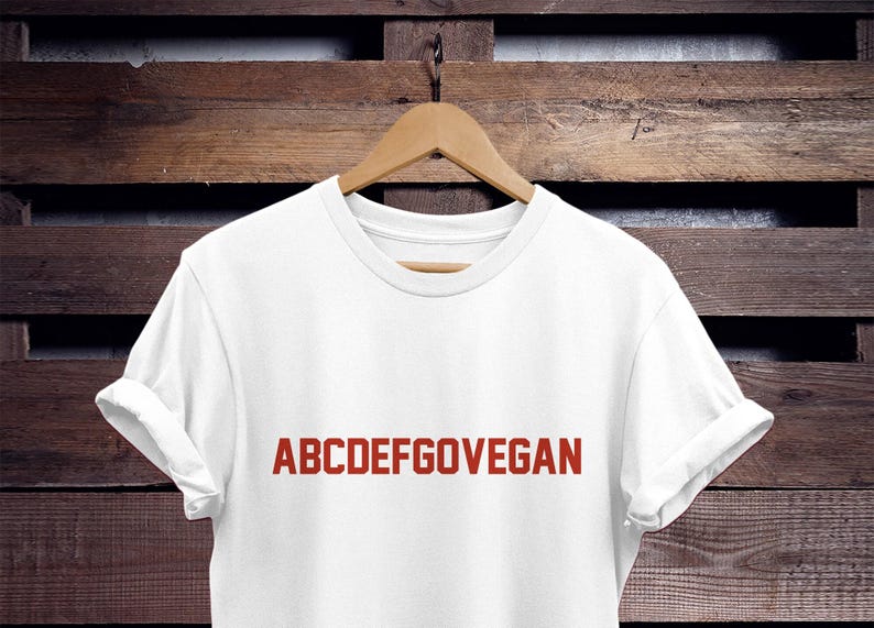 Vegan T-Shirt: Soft Ringspun Cotton, Unisex Fit image 1