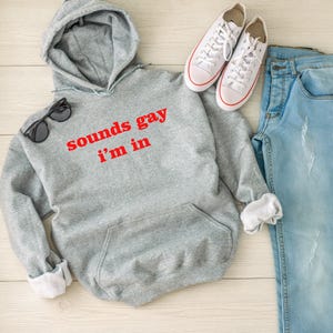 Sudadera Orgullo "Suena Gay, Me Gusta" (Unisex, Tallas S-XL, Mezcla de Algodón Suave) imagen 2