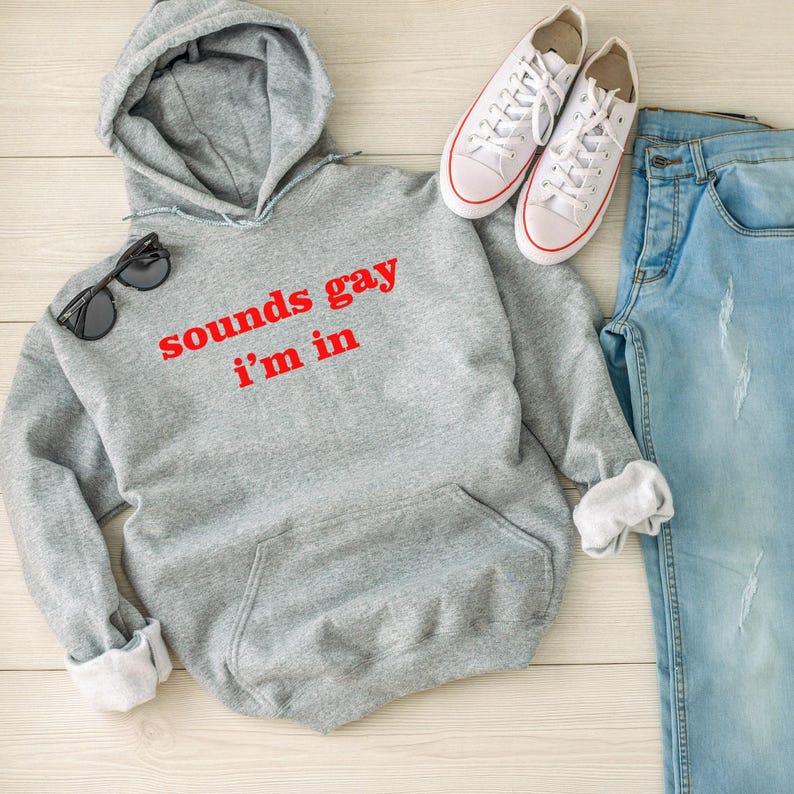 Sudadera Orgullo "Suena Gay, Me Gusta" (Unisex, Tallas S-XL, Mezcla de Algodón Suave) imagen 2