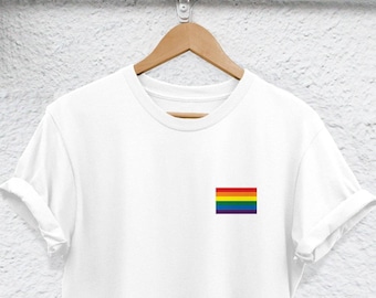 Rainbow Pride T-Shirt: LGBT Flag Graphic, Unisex Fit