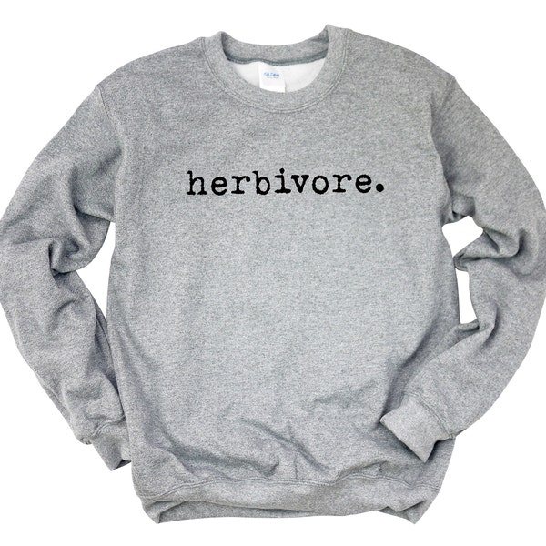 herbivore sweatshirt vegan sweatshirt, unisex vegan sweatshirt  Vegan af  sweatshirt Avocado sweathirt  Vegetarian sweatshirt vegan clothing