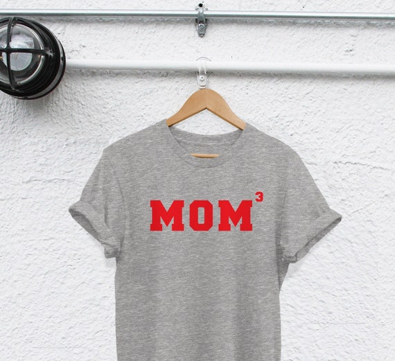 Mom Of Three 3 Cubed Mother's Day Gift T-Shirt Mom Of Three 3 Cubed Mother's Day Gift T-Shirt