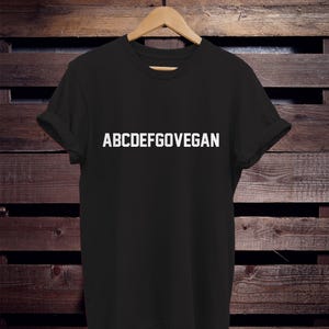 Vegan T-Shirt: Soft Ringspun Cotton, Unisex Fit image 2