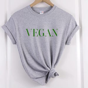 Vegan T-Shirt: Casual Unisex Style - Durable, Soft Cotton image 2