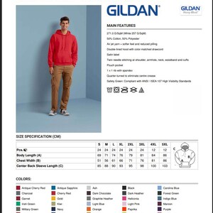 GILAN Heavy Blend Adult Hooded Sweatshirt
