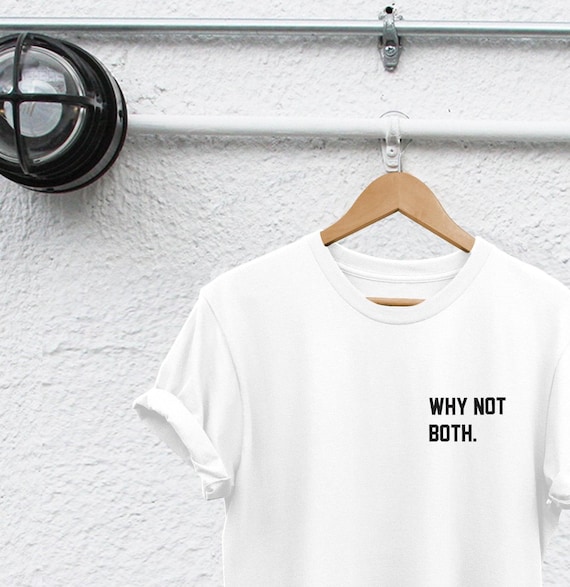 Bisexual Pride T-Shirt - Why Not Both? Unisex Cotton Tee