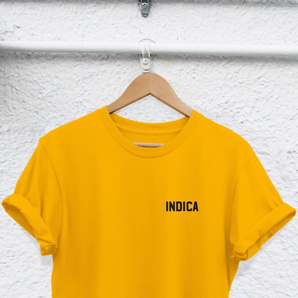 indica shirt indica pocket shirt sativa pocket shirt marijuana shirt ganja shirt weed t-shirt weed tee cannabis shirt weed shirt  thc shirt