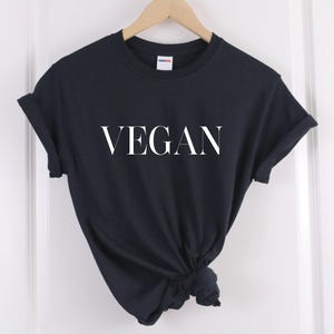 Vegan T-Shirt: Casual Unisex Style - Durable, Soft Cotton image 3