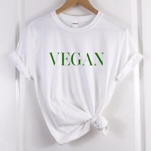 Vegan T-Shirt: Casual Unisex Style - Durable, Soft Cotton image 6