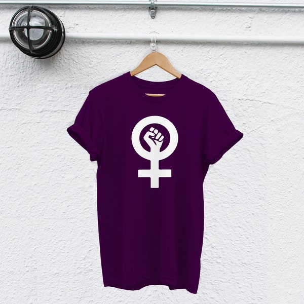 Feminist Fist, Feminismus Shirt, weibliche Faust Logo Shirt, Feminismus Geschenk, weibliche t-Shirt, Zukunft ist weiblich, feministische Shirt, Girl Power Frauen richtig