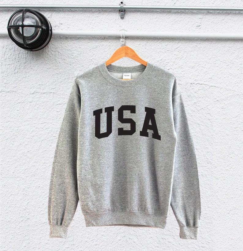 USA Sweatshirt America Sweatshirt Tumblr Sweatshirt friends tv show sweatshirtchandler bing sweatshirt image 1