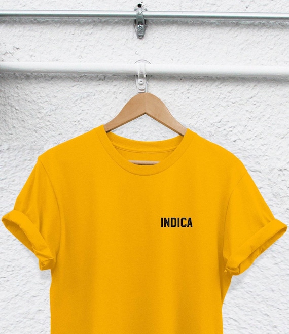 Cannabis T-Shirt: Indica Design - Durable Cotton Print