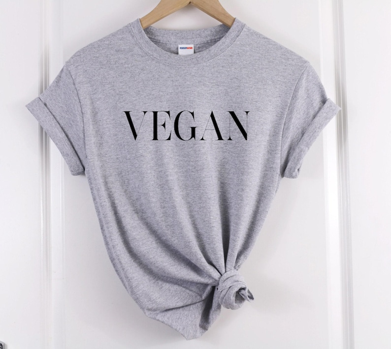 Vegan T-Shirt: Casual Unisex Style - Durable, Soft Cotton image 1
