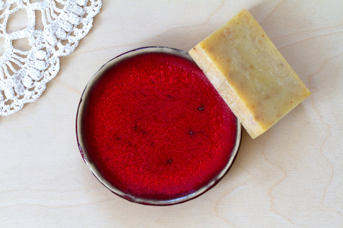 Red Ceramic Soap Dish Soap Holder Pottery Soap Dish Etsy