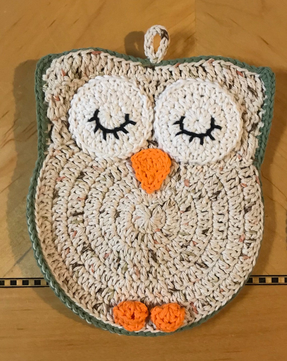 Vorbestellung gehäkelte Eule Topflappen Eule Hotpads Etsy