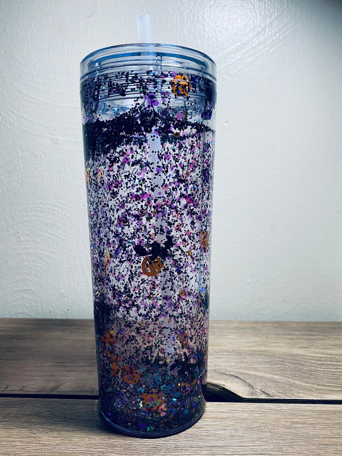 Halloween Snow Globe Tumbler 18 oz. Etsy