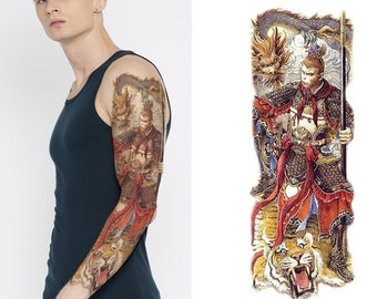 Monkey King Tattoo Etsy Monkey King Tattoo Etsy