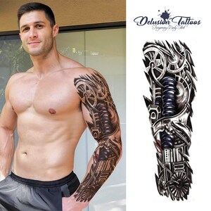 Full Arm Sleeve Realistic Temporary Tattoo Sun Wukong Monkey Etsy Full Arm Sleeve Realistic Temporary Tattoo Sun Wukong Monkey Etsy
