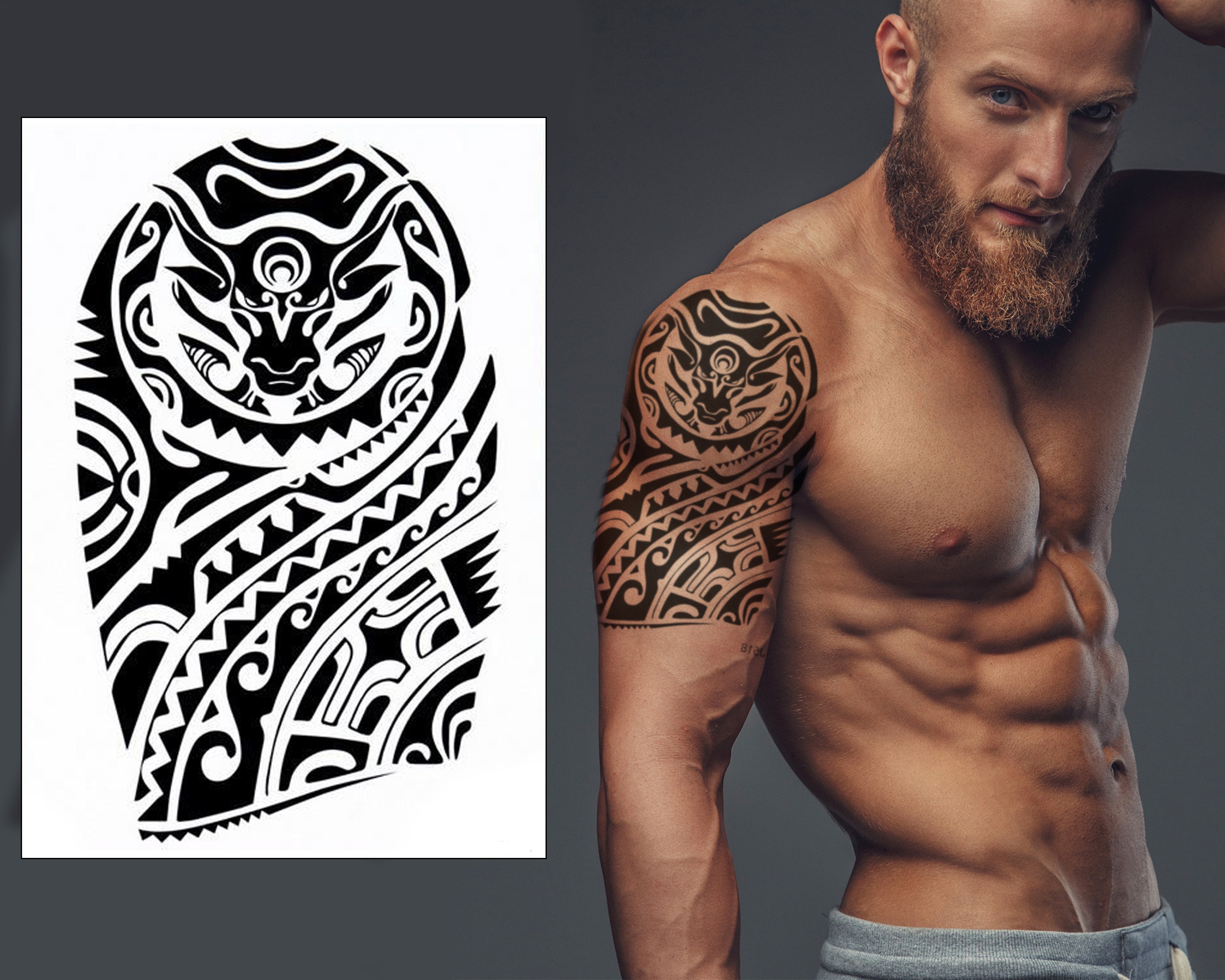 Maori Tattoo - Etsy Maori Tattoo - Etsy
