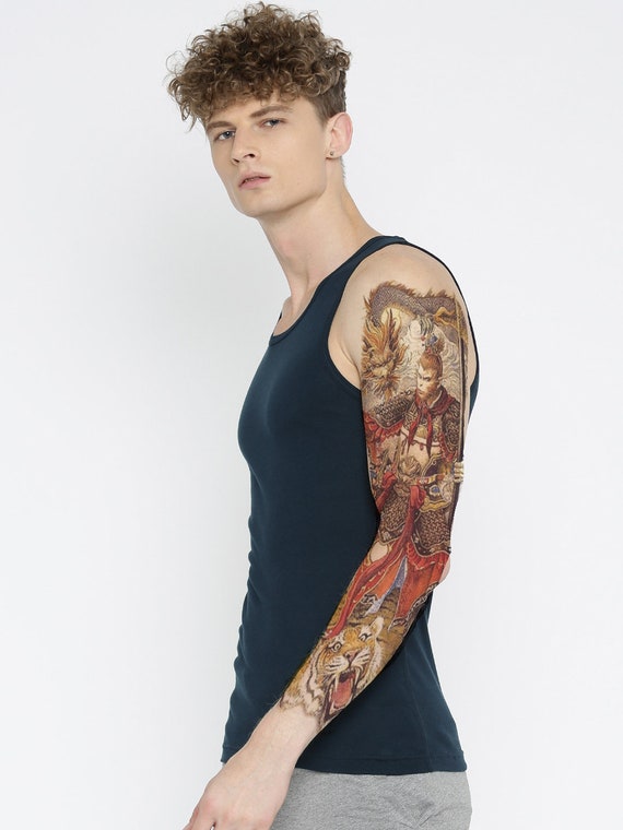 Full Arm Sleeve Realistic Temporary Tattoo Sun Wukong Monkey Etsy Full Arm Sleeve Realistic Temporary Tattoo Sun Wukong Monkey Etsy