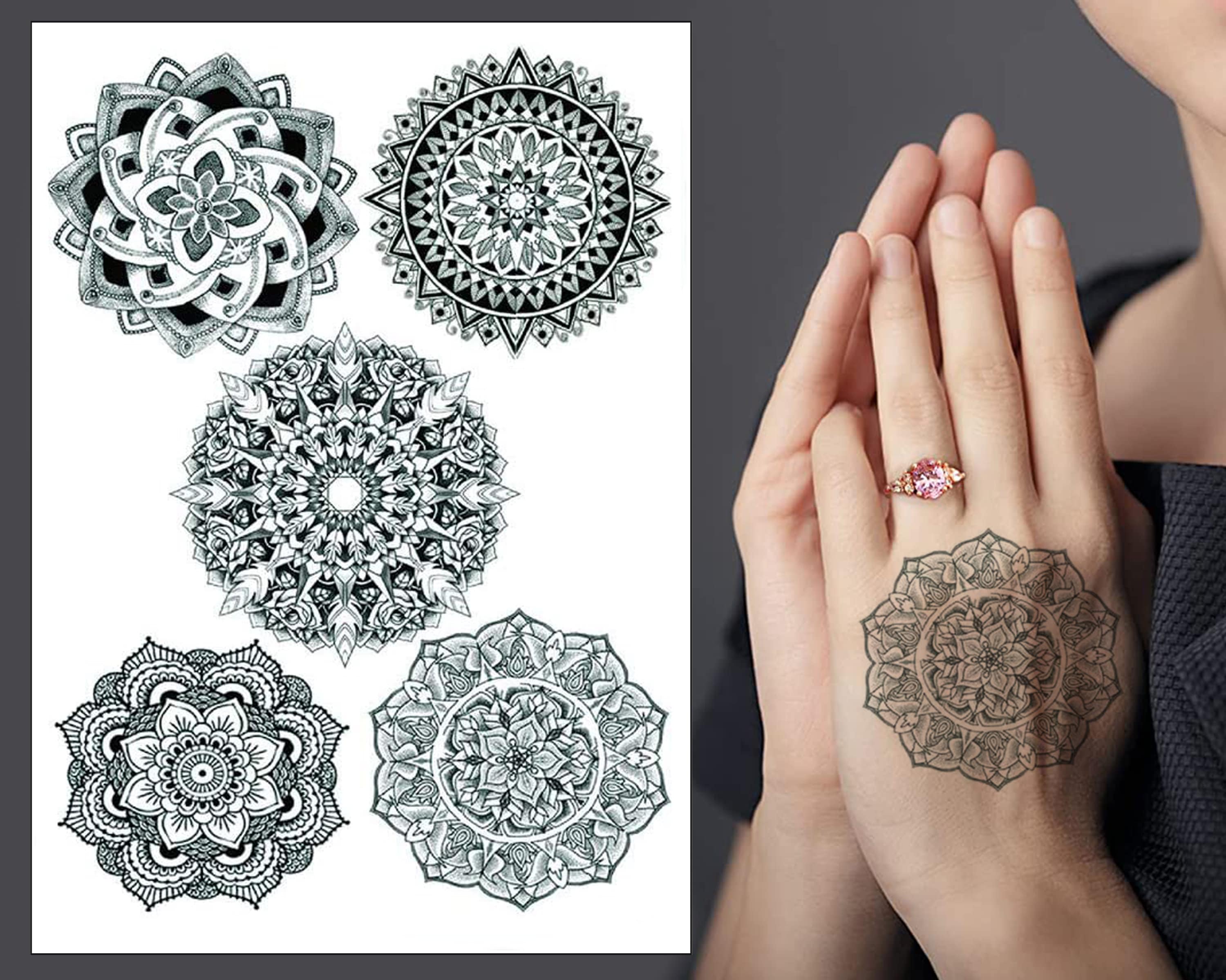 Arm mandala tattoo - Etsy België, image size:3000x2400