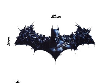 Batman alas 3D gran tatuaje temporal pegatina transferencia - Etsy México