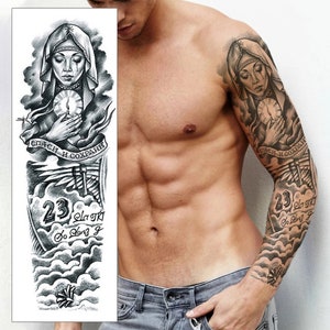 Temporary Tattoos, Arm Tattoo Sleeves for Women Men – Fake Tattoos