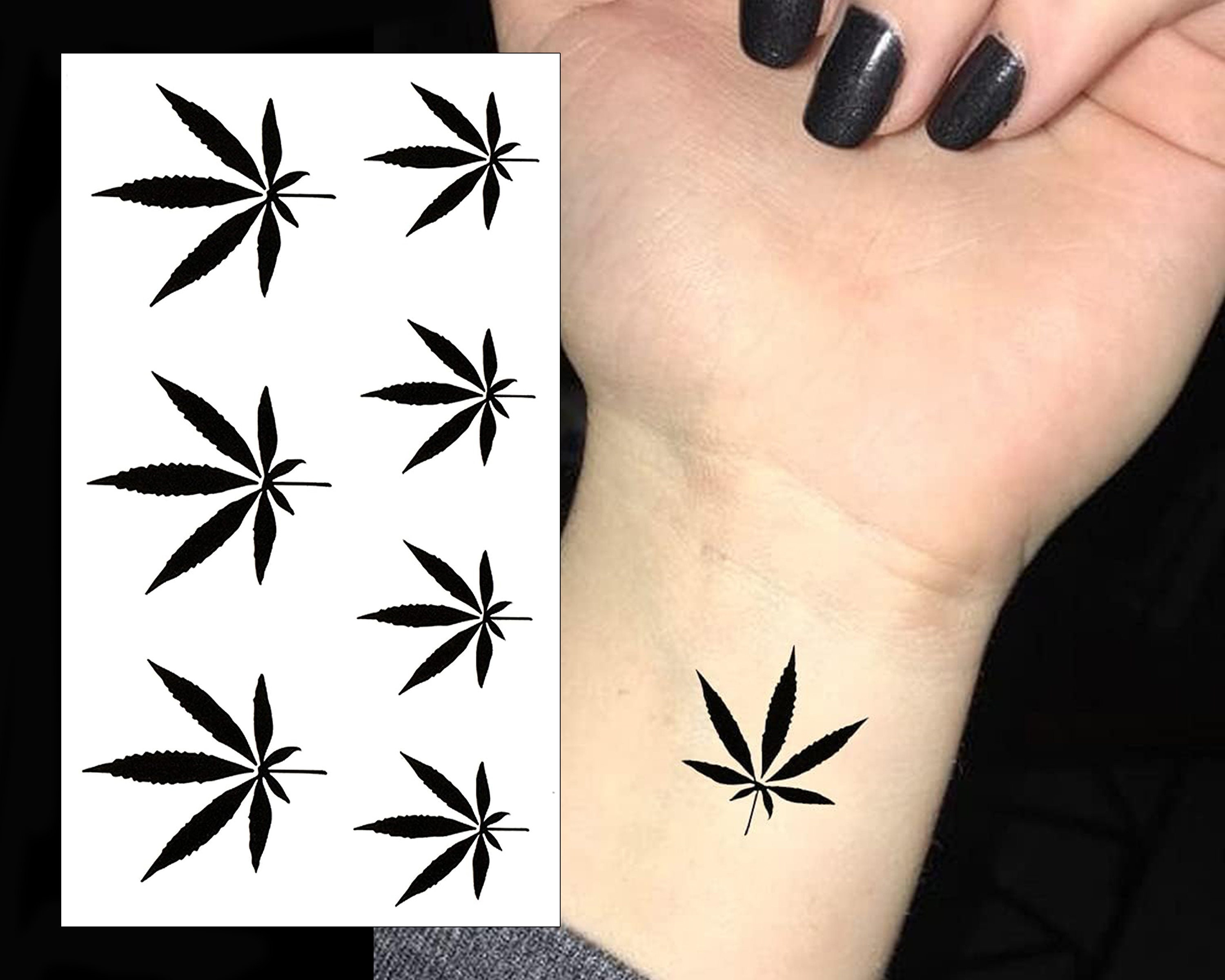 Why does someone choose marijuana as a tattoo?
