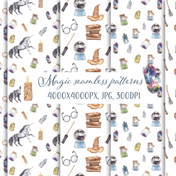 Wizard Pattern Fabric - Etsy
