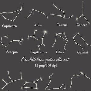 Zodiac constellations clipart png Astrology Horoscope Celestial Zodiac signs: Aries Taurus Gemini Cancer Leo Virgo Libra Scorpio 12 Stars