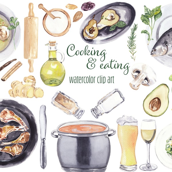 Watercolor Anatomy Clipart Human Body Organs Digestive System Download ...