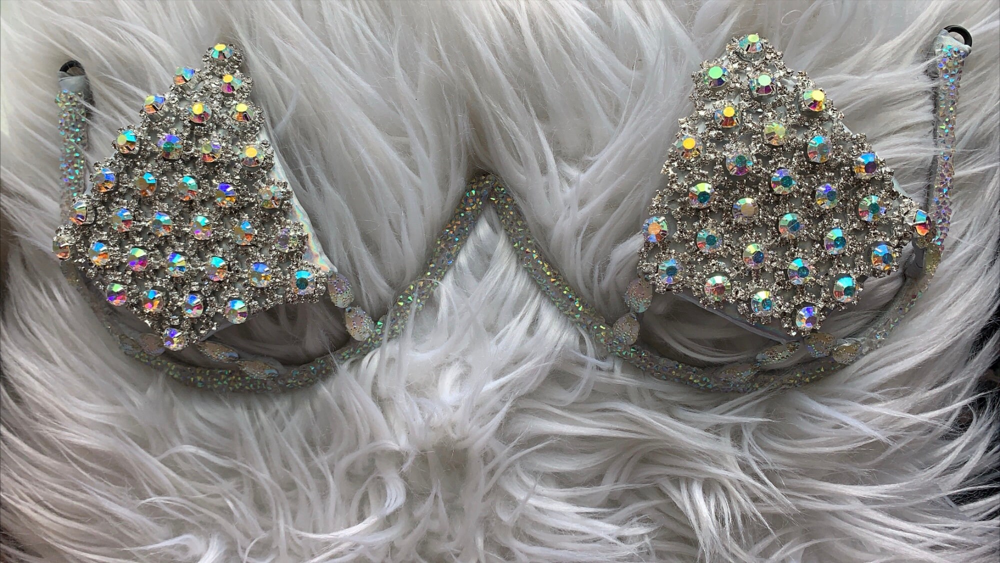 Wire Bra / Rhinestone Bra / Decorated Bra Etsy
