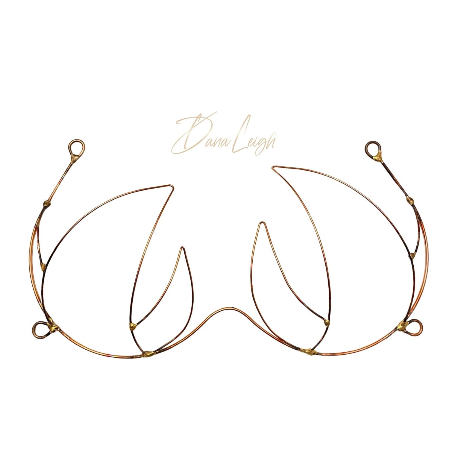 Flame Wire Bra Frame / Ready to Ship / Non-customizable 