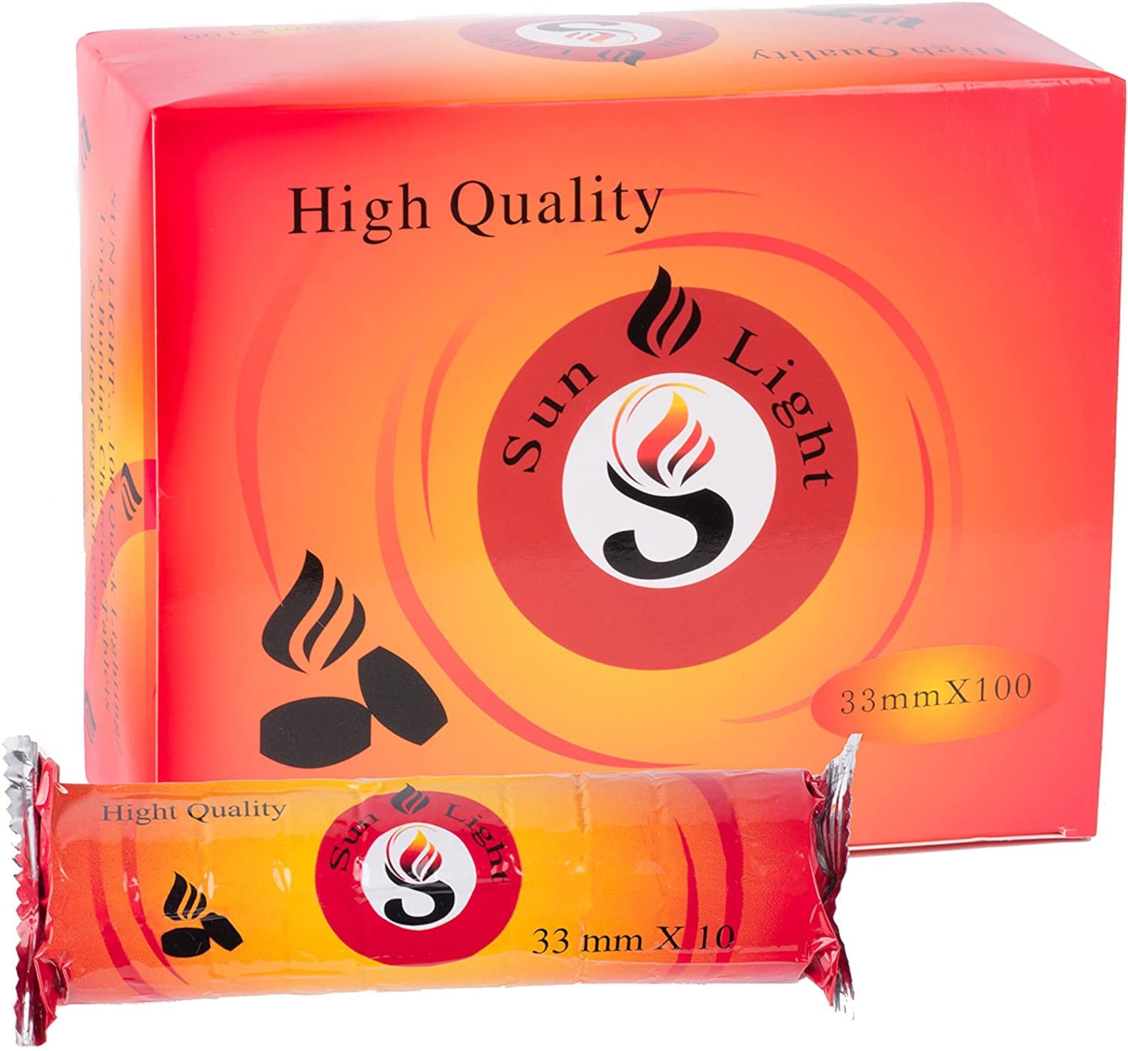 Sunlight Charcoal Instant Light Charcoal Tablets Etsy