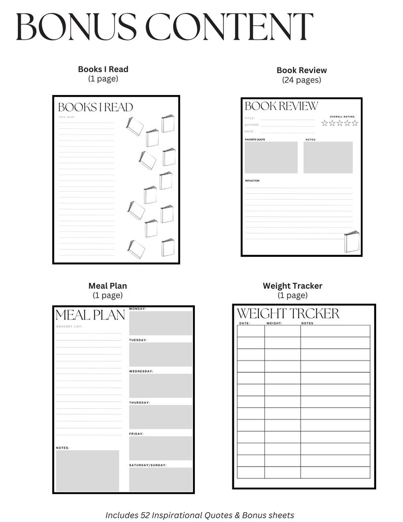 2024 Goal Planner Journal Kindle Scribe or Remarkable 2 Template