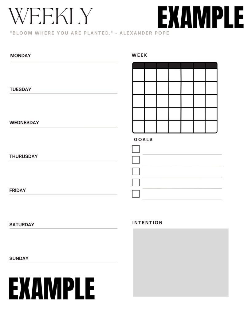 2024 Goal Planner Journal Kindle Scribe or Remarkable 2 Template