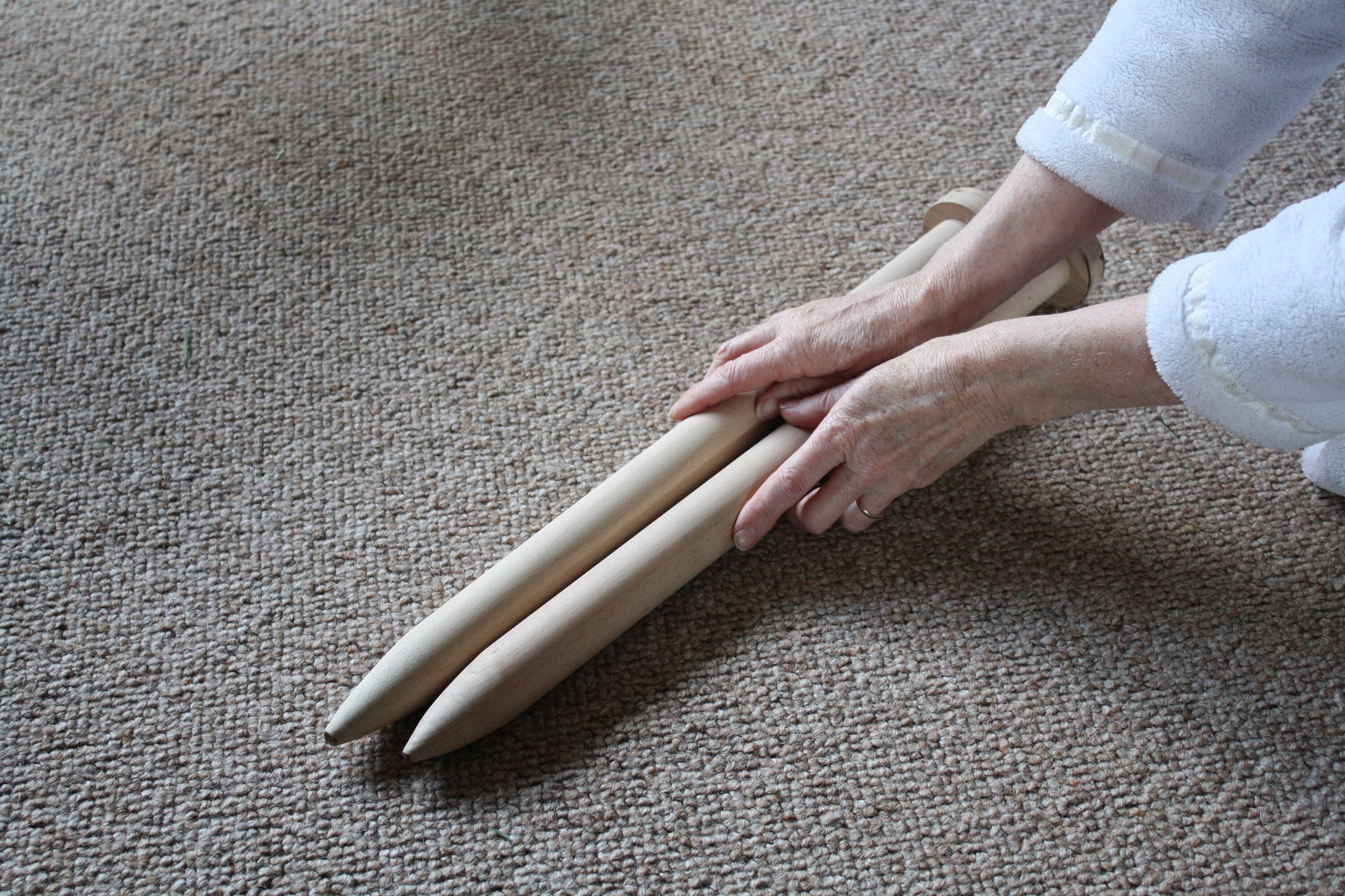 Giant knitting needles 35 mm diameter huge large wooden Etsy
