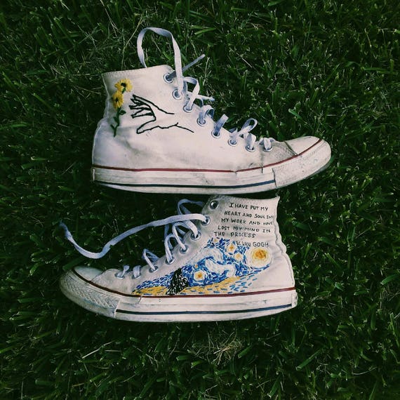 custom embroidered shoes