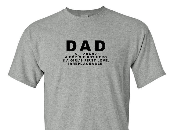 Father/'s Day T-shirt Father Definition Mens T-shirt Birthday Gift for Dad