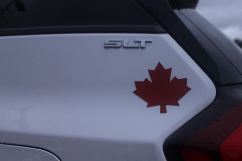 Slt Sticker Red Maple Leaf Car Magnet: Weatherproof Canada Auto Decal - Etsy
