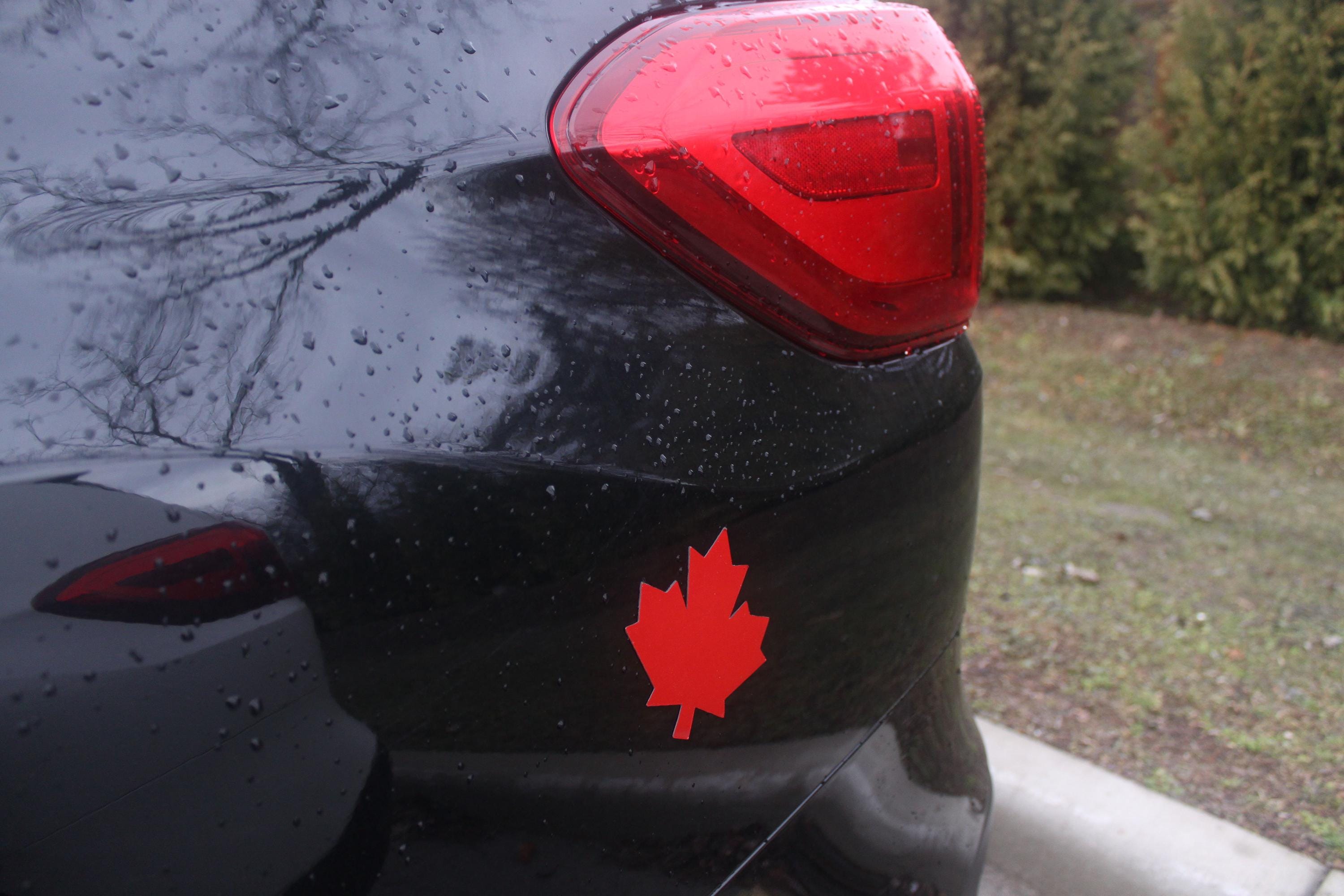 Red Maple Leaf Car Magnet: Weatherproof Canada Auto Decal - Etsy